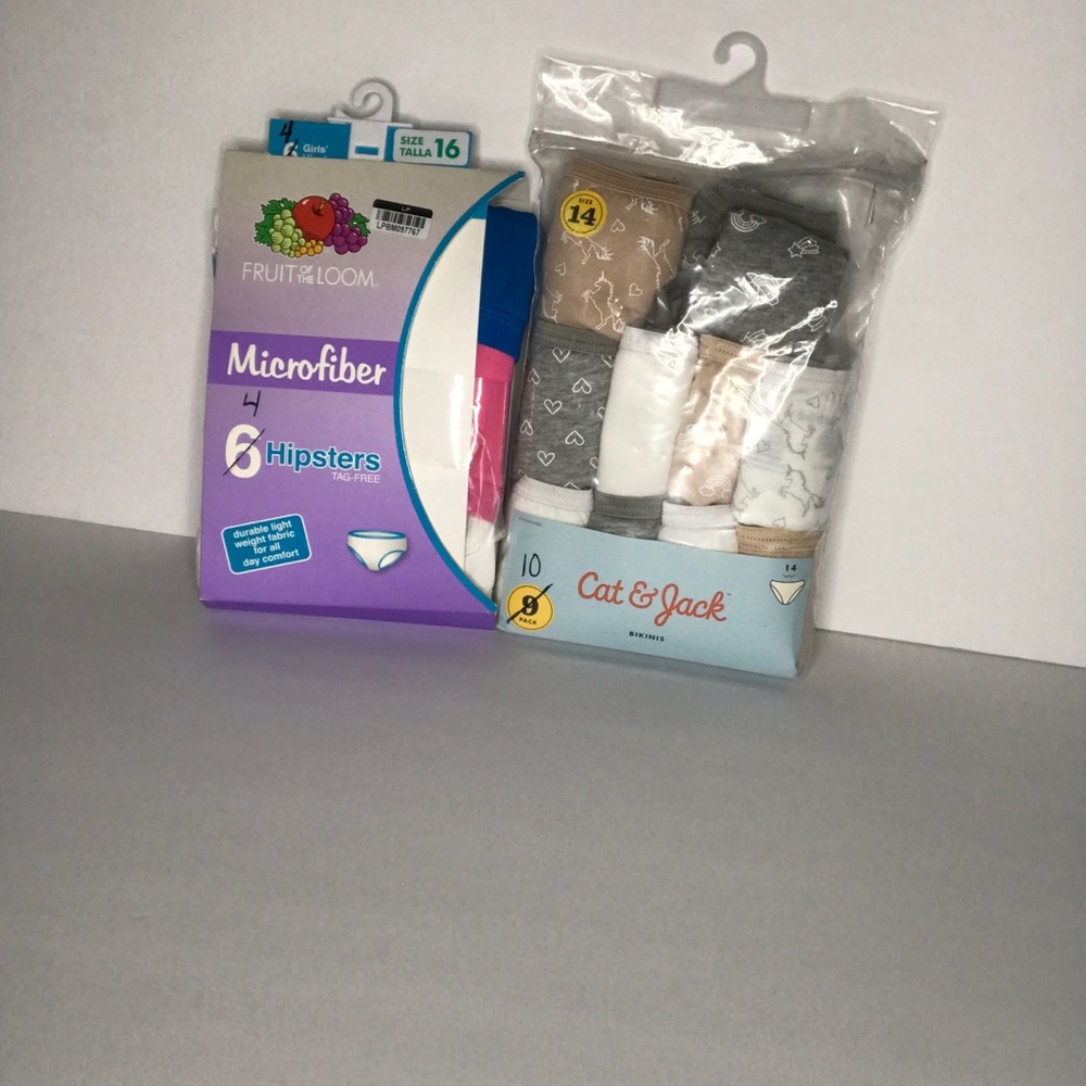 Price Firm! Girls Panty Bundle Size 14 & 16